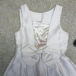 Soprano open back evening dress